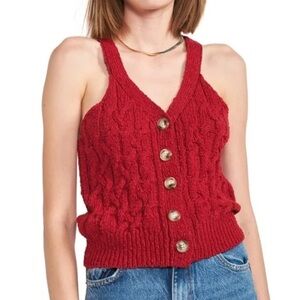 En Saison Fonda Sweater in Burgundy